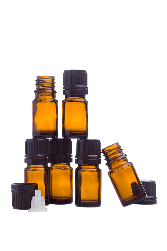 5 mL Amber Bottles (6-Pack)