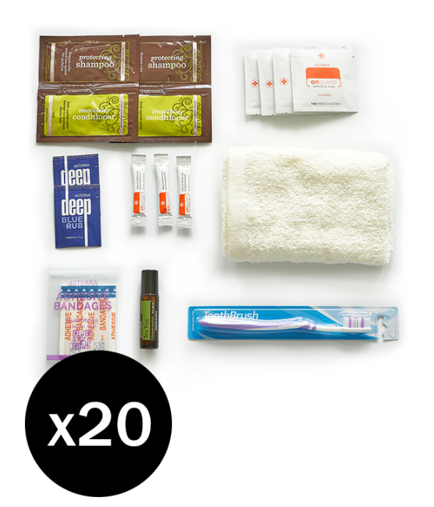 72-Hour Emergency Relief Hygiene Kit 20pk